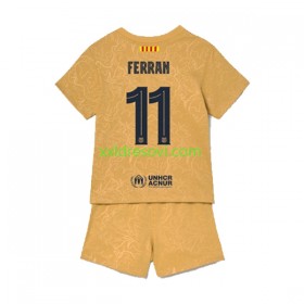 FC Barcelona Ferran Torres 11 Gostujući Dječji Komplet Dresovi za Nogomet 2022-2023 (+ kratke hlače)